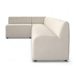 Augustine Dining Banquette, L-Shape - Capri Oatmeal