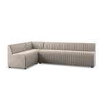 Augustine Dining Banquette, L-Shape - Orly Natural