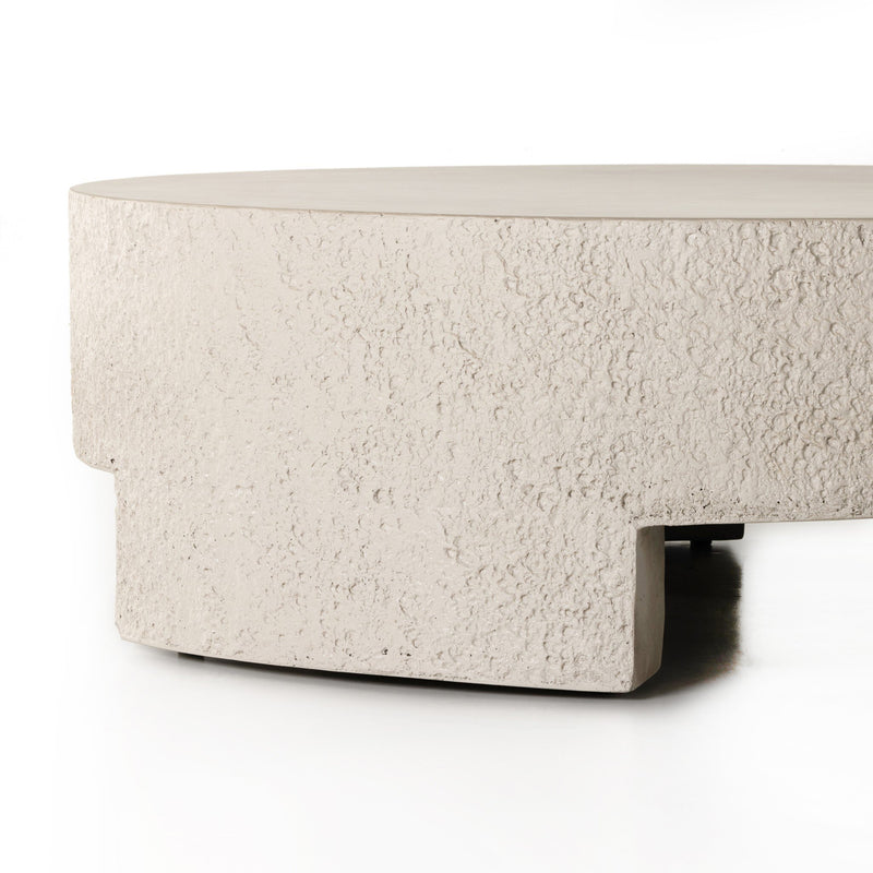 Kember Outdoor Coffee Table - Matte Stone