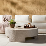 Kember Outdoor Coffee Table - Matte Stone