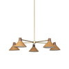 Cullen Chandelier - Aged Brass