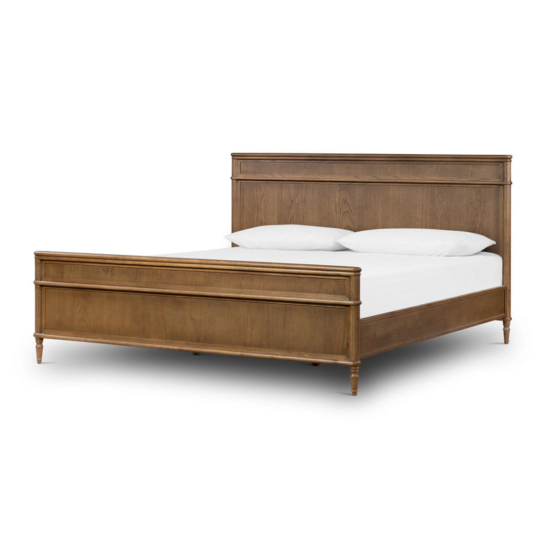 Toulouse Bed - Toasted Oak Veneer