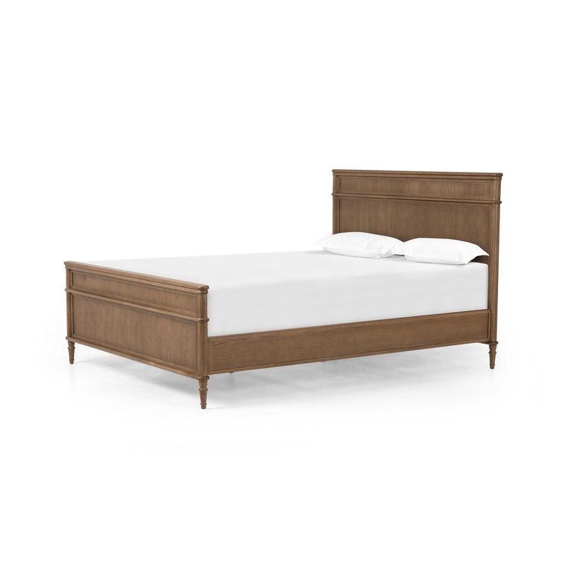 Toulouse Bed - Toasted Oak Veneer