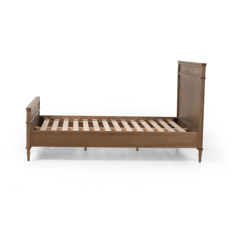 Toulouse Bed - Toasted Oak Veneer