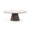 Skye Large Coffee Table - White Marble