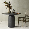 Basil Outdoor Dining Table 42" - Aged Grey