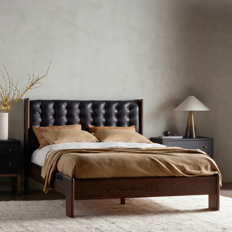 Halston Bed - Heirloom Black