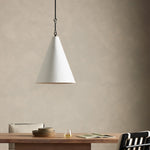 Grazia Pendant - Matte White Plaster