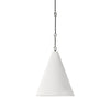 Grazia Pendant - Matte White Plaster