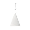 Grazia Pendant - Matte White Plaster