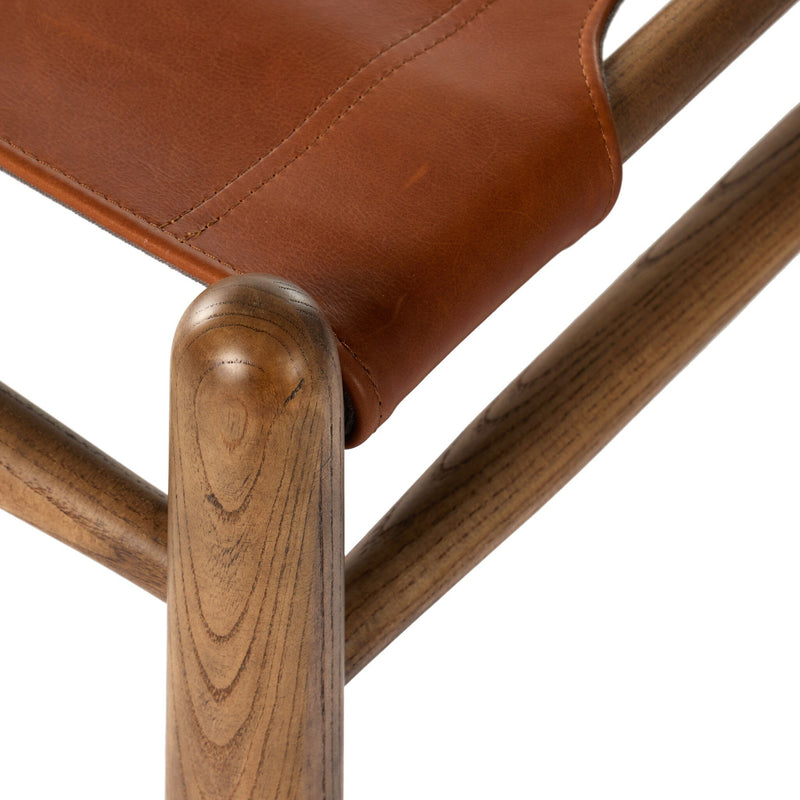 Nino Accent Stool - Dakota Tobacco