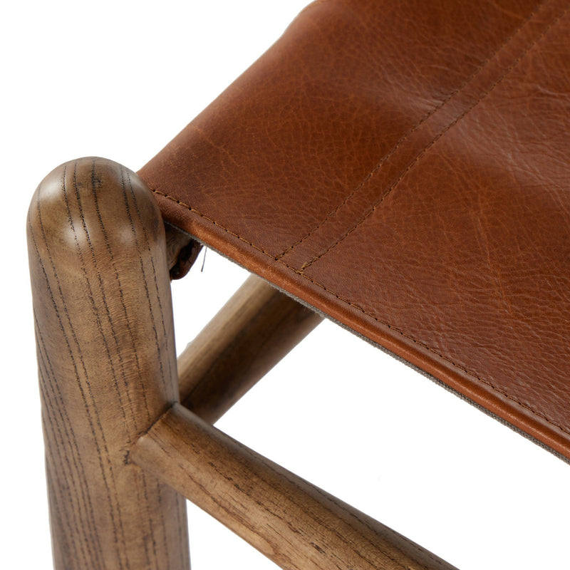 Nino Accent Stool - Dakota Tobacco