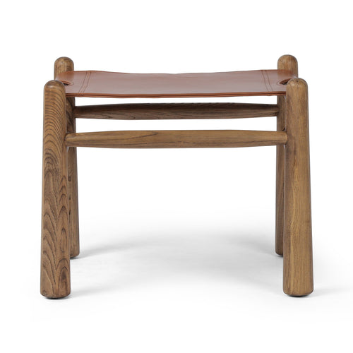 Nino Accent Stool - Dakota Tobacco