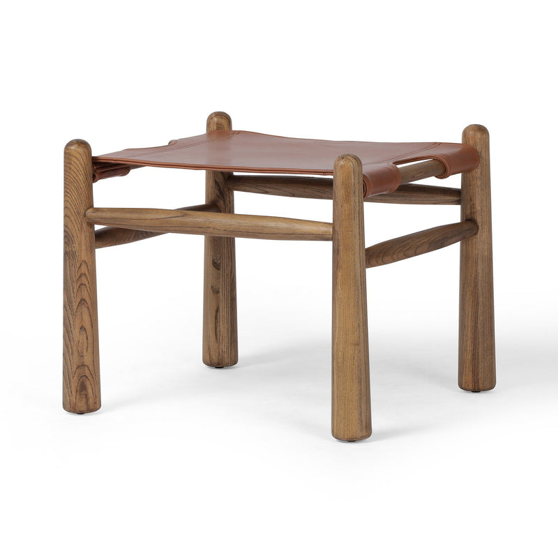 Nino Accent Stool - Dakota Tobacco