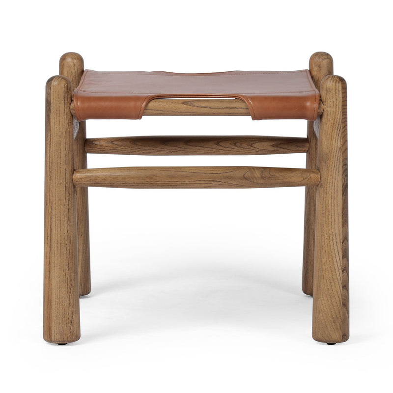 Nino Accent Stool - Dakota Tobacco