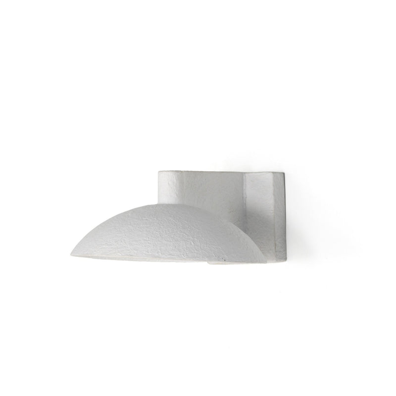 Santorini Sconce - Matte White Plaster