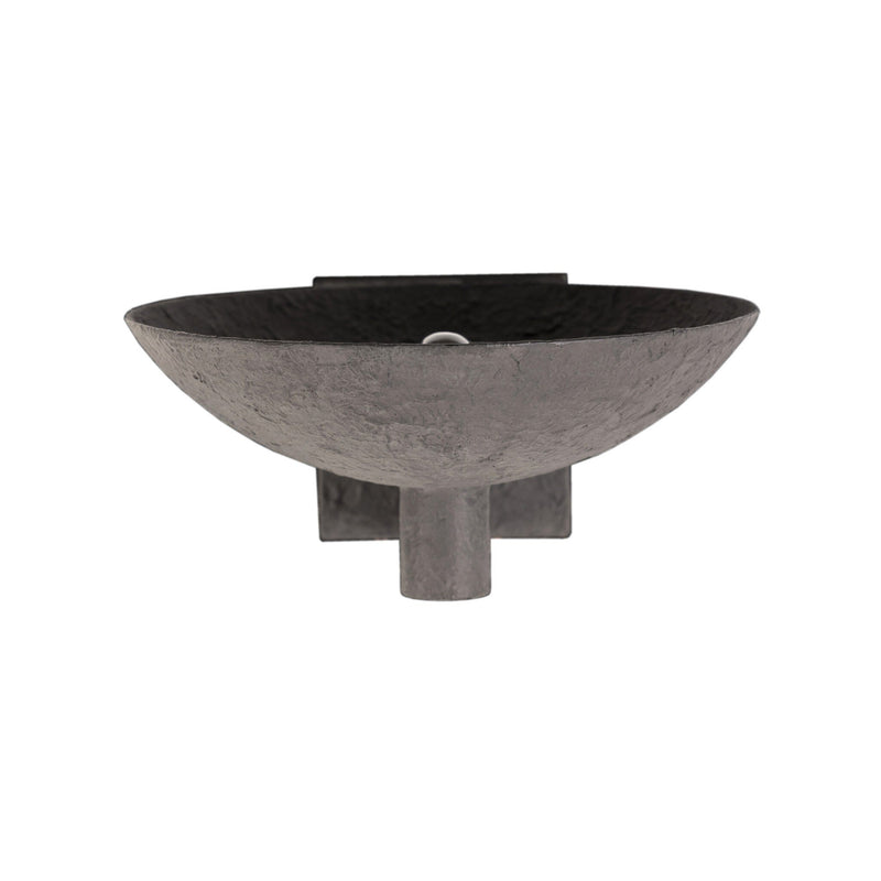 Santorini Sconce - Matte Black Plaster