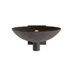 Santorini Sconce - Matte Black Plaster