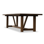 Stewart Outdoor Dining Table - Stained Heritage Brown-FSC