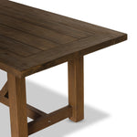 Stewart Outdoor Dining Table - Stained Heritage Brown-FSC