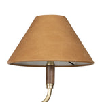 Cullen Linear Double Pendant - Camel Leather