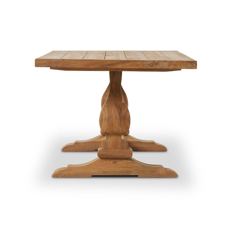 Novell Outdoor Dining Table-111" - Reclaimed Natural FSC