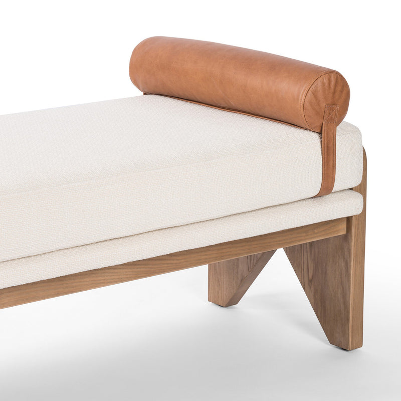 Conlen Accent Bench - Gibson White