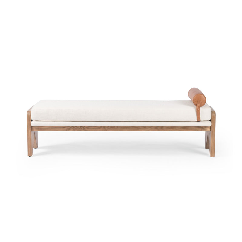 Conlen Accent Bench - Gibson White