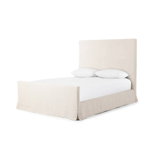 Daphne Slipcover Bed - Brussels Natural