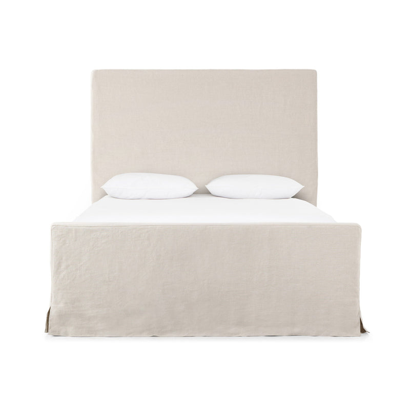 Daphne Slipcover Bed - Brussels Natural