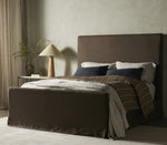 Daphne Slipcover Bed - Brussels Coffee