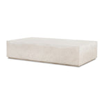 Otero Rectangular Outdoor Coffee Table - Matte Stone