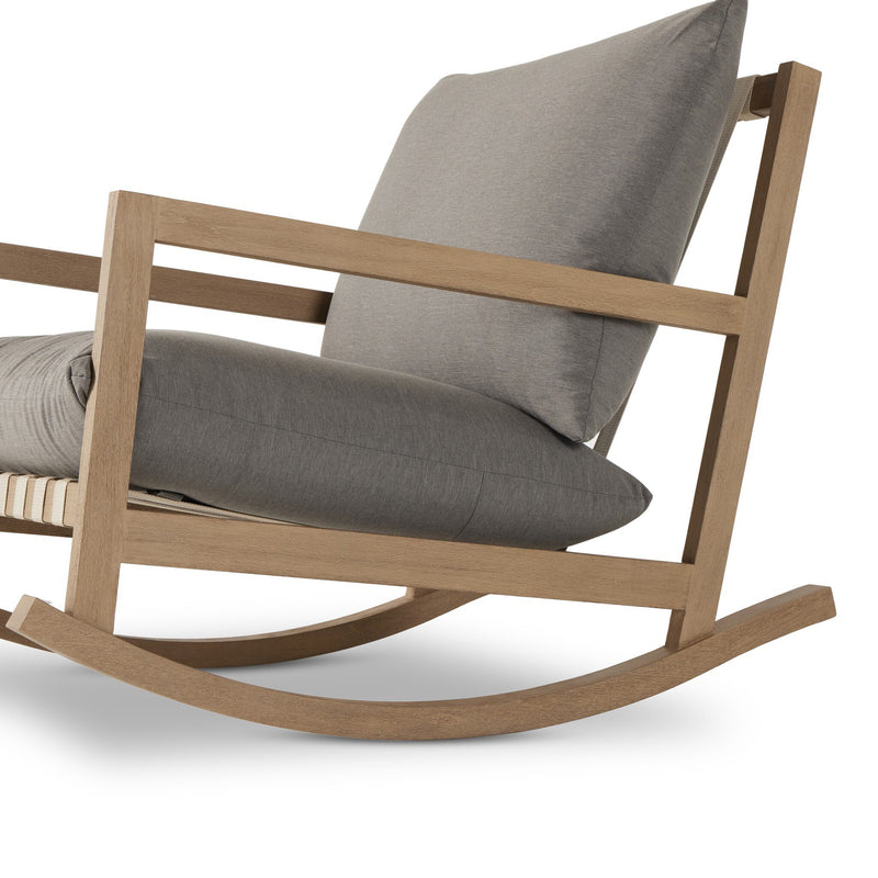 Aiken Outdoor Rocking Chair - Venao Charcoal