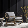 Aiken Outdoor Rocking Chair - Venao Charcoal