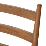 Ladder Back Outdoor Dining Chair - Textured Natural