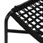 Wharton Outdoor Dining Chair - Black Rope