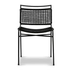 Wharton Outdoor Dining Chair - Black Rope