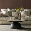 Corbett Large Coffee Table - Creamy Taupe Marble