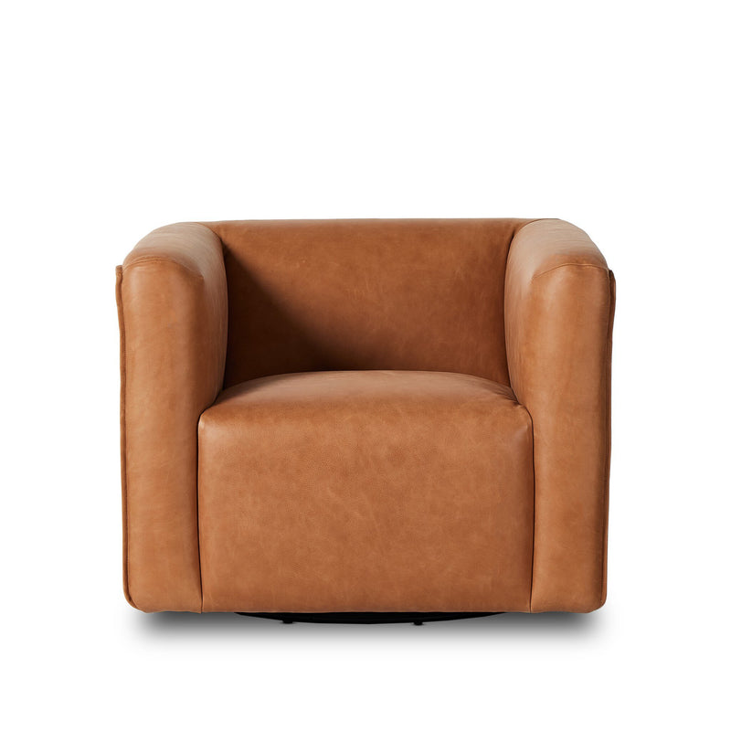 Wellborn Swivel Chair - Palermo Cognac