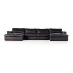 Colt 3-Piece U Sectional - Heirloom Black