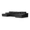 Colt 3-Piece U Sectional - Heirloom Black