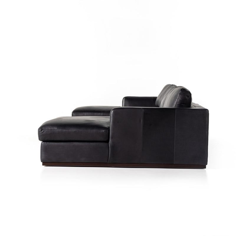 Colt 3-Piece U Sectional - Heirloom Black