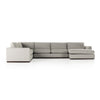 Colt 4-Piece Sectional - Aldred Silver