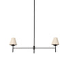 Dodie Linear Chandelier - Jet Black