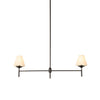 Dodie Linear Chandelier - Jet Black