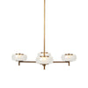 Tayden Chandelier - Antique Brass Iron