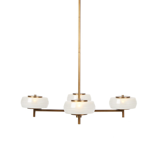 Tayden Chandelier - Antique Brass Iron