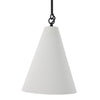 Grazia Small Pendant - Matte White Plaster