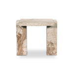 Romano End Table - Desert Taupe Marble