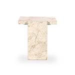 Romano End Table - Desert Taupe Marble